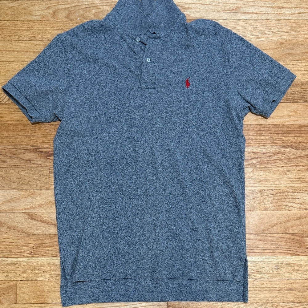 Ralph Lauren Heathered Gray Polo Shirt
